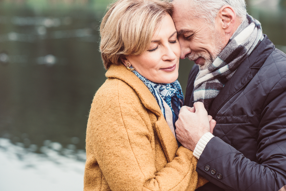 Happy Mature Couple Embracing